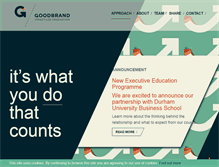 Tablet Screenshot of goodbrand.com